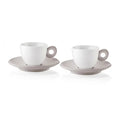 Set Of 2 Espresso Cups Taupe A799