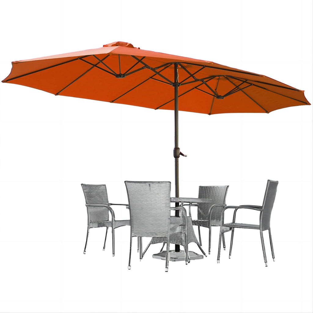 15 Ft Double Sided Patio Umbrella Z69707