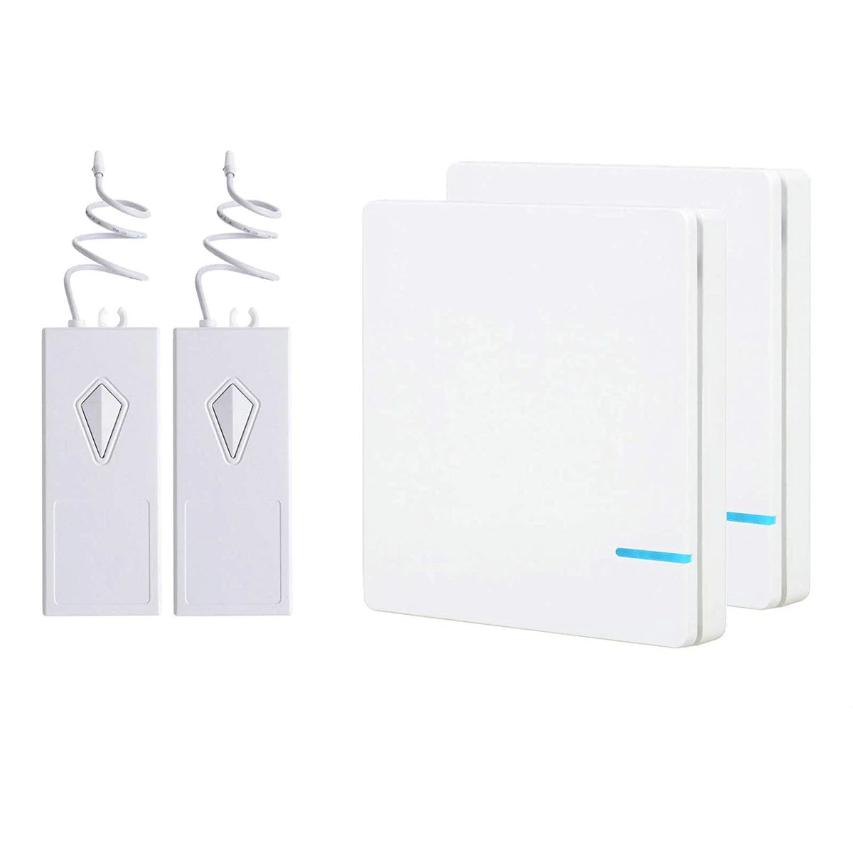 Smart Light Switch WiFi Wall Wireless 2x 1-gang Switch + 2x WIFI Receiver O21445