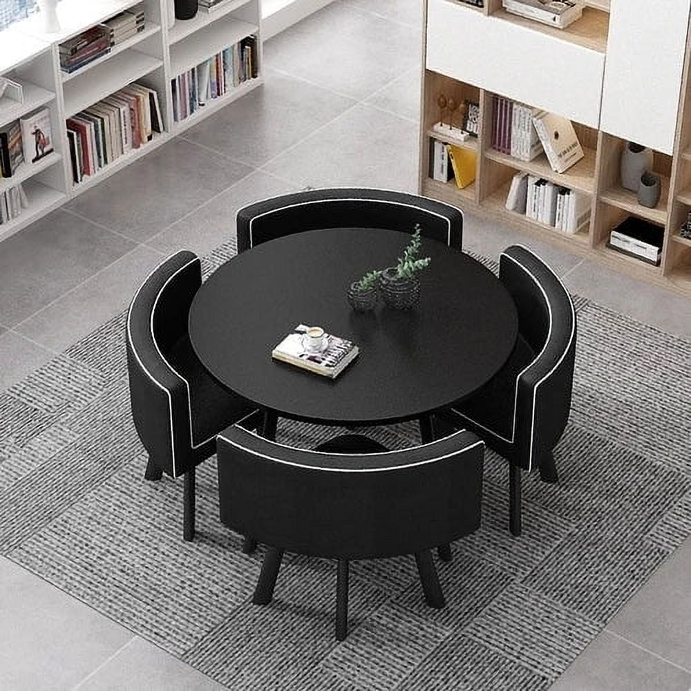 Marble Dining Table Set with 4 Chairs Q27826