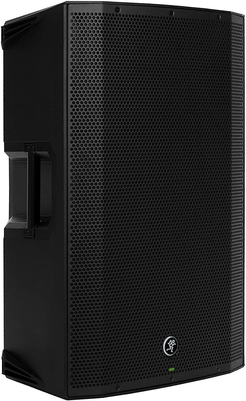 15-Inch Powered Loudspeaker Bundle with Tripod Stand & 2 XLR Microphone Cables B704