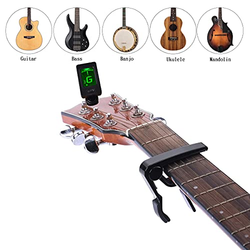 Electric Guitar Strings 3 Full Sets and Tuner S3212