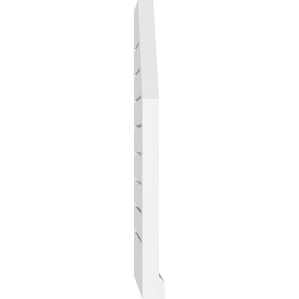 Octagonal Surface Mount PVC Gable Vent with Brickmould D8295