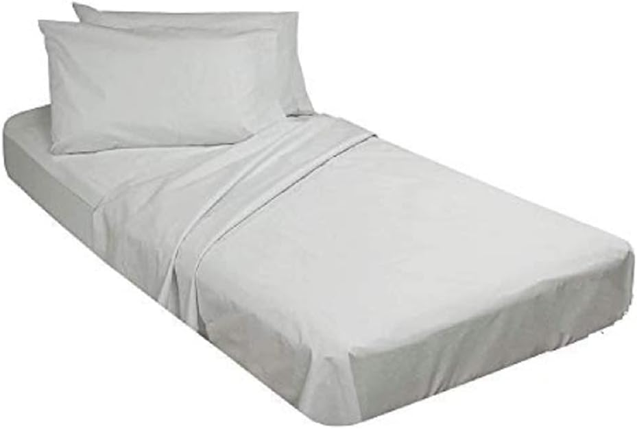 Ivory Cotton Fitted Cot Sheets 4(PCs) O80484