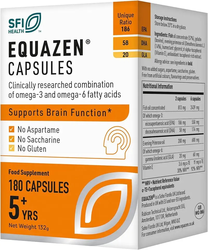 Omega 3 & 6 180 Capsules X7580
