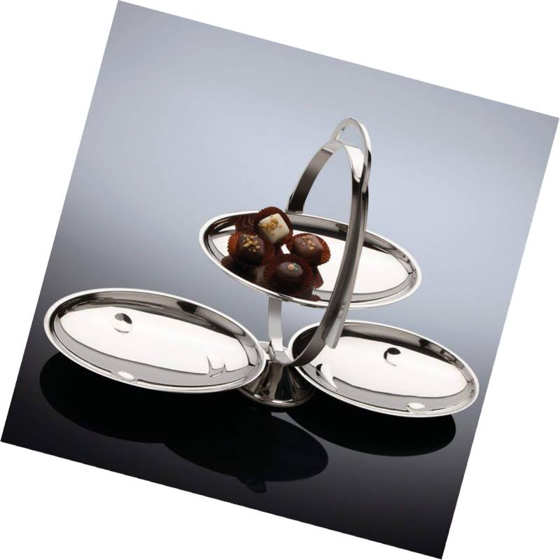 Silver Folding Cake Stand T194905