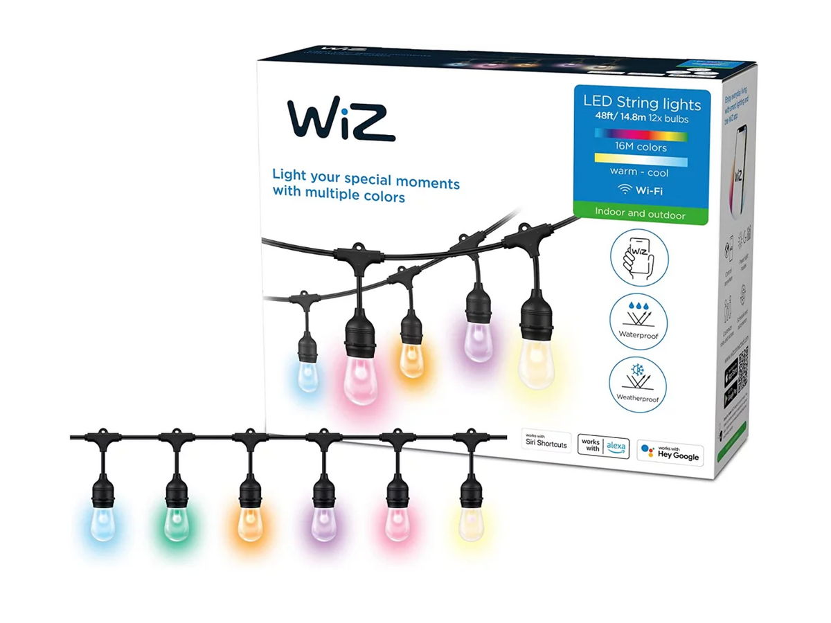 48ft Outdoor WiFi Color String Lights C86316