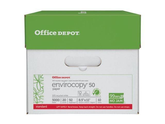 Letter Size 20 lb 50% Recycled Paper, 500 Sheets N762205