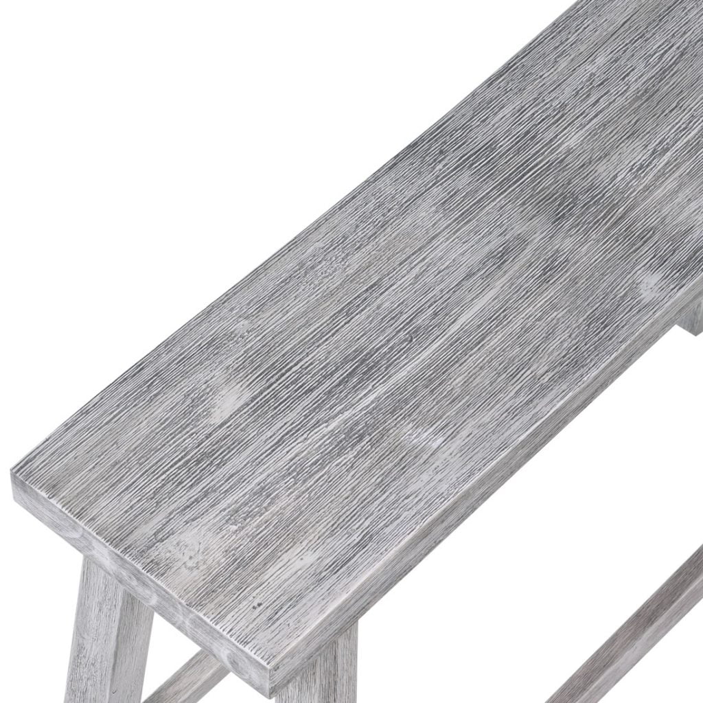 24in. Backless Wood Dining Bench L54019