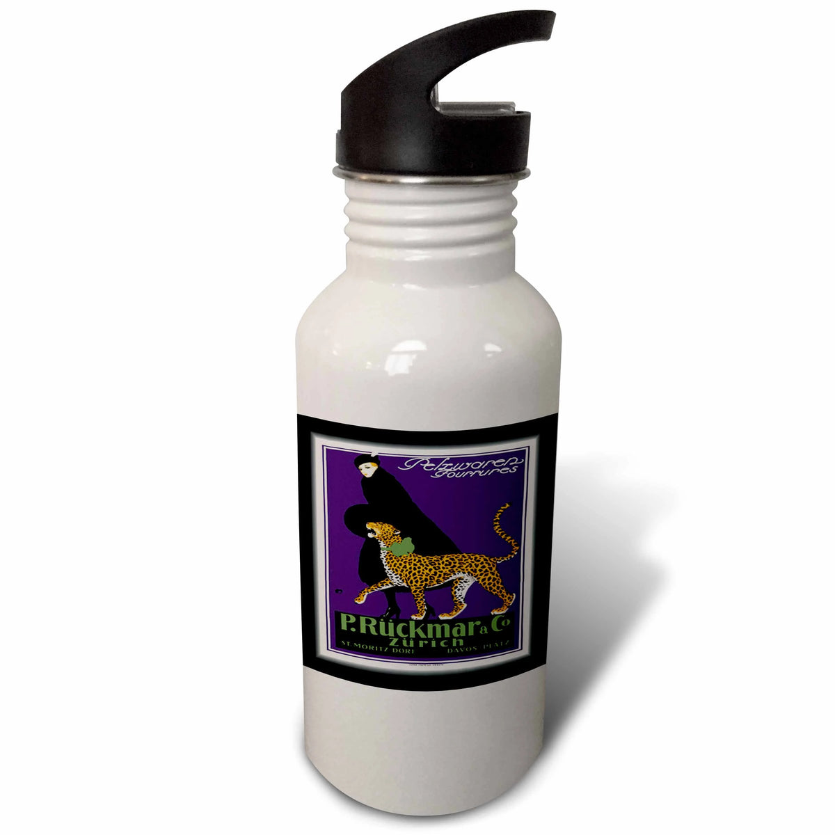 Leopard 21 oz Sports Water Bottle R911