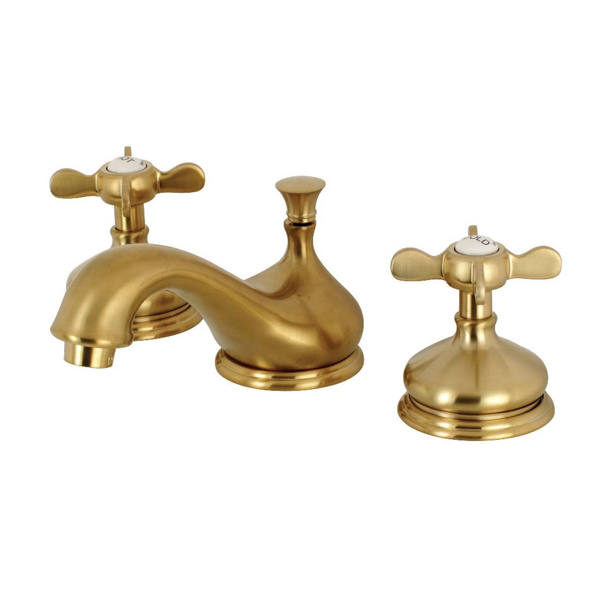 Polished Brass Widespread Lavatory Faucet D72753