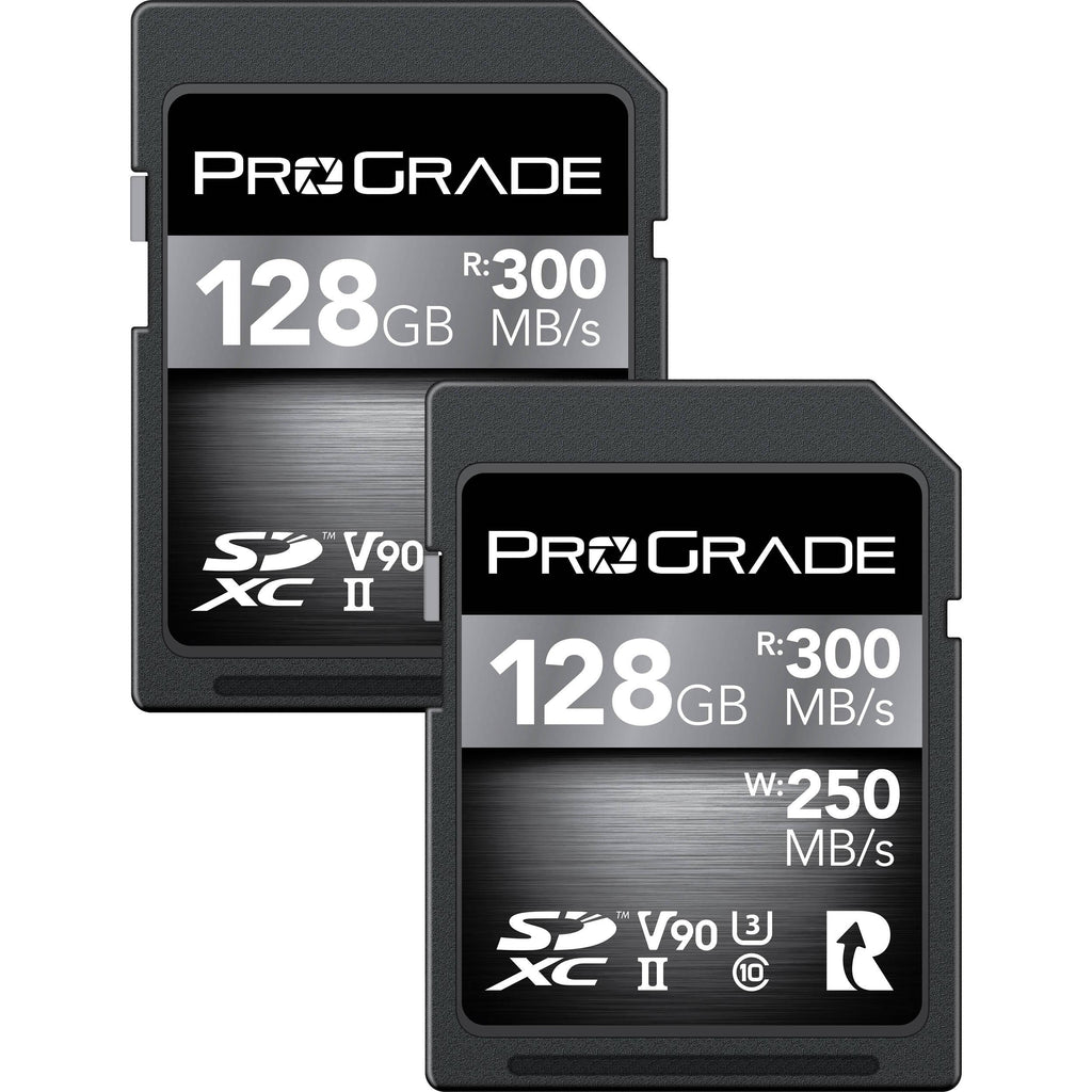 128GB UHS-II SDXC Memory Card (2-Pack) S357