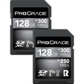 128GB UHS-II SDXC Memory Card (2-Pack) S357