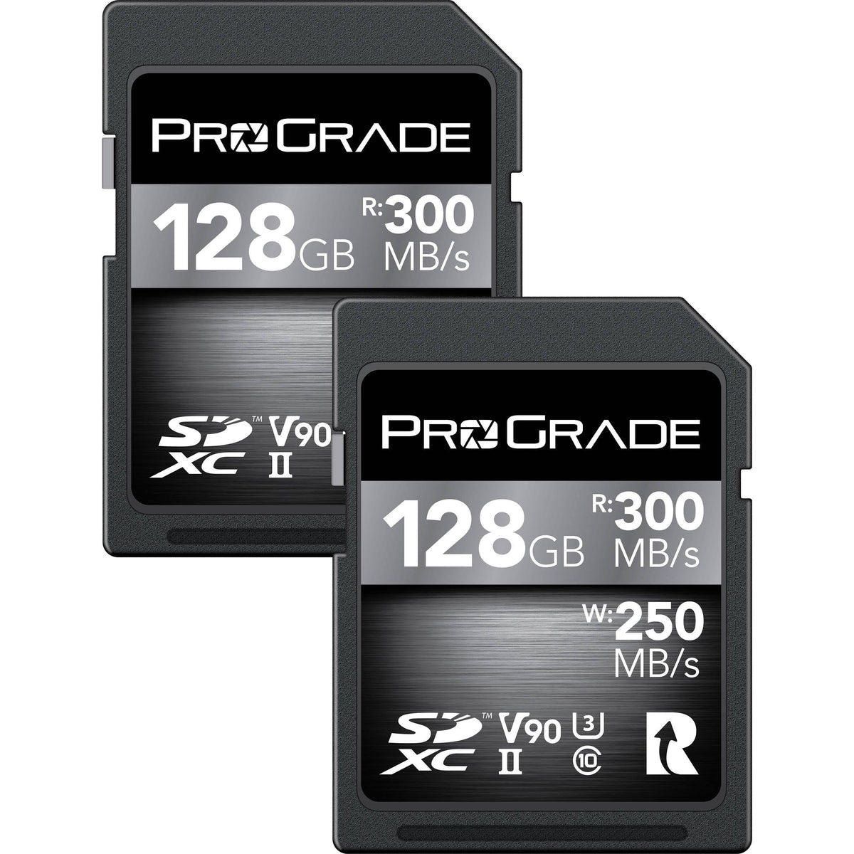 128GB UHS-II SDXC Memory Card (2-Pack) S357