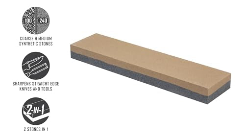 Grey 6" Fine, Medium, & Coarse Stones Sharpening System N457