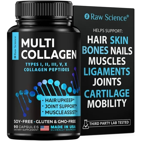 Multi Collagen Peptides 60 Capsules J809