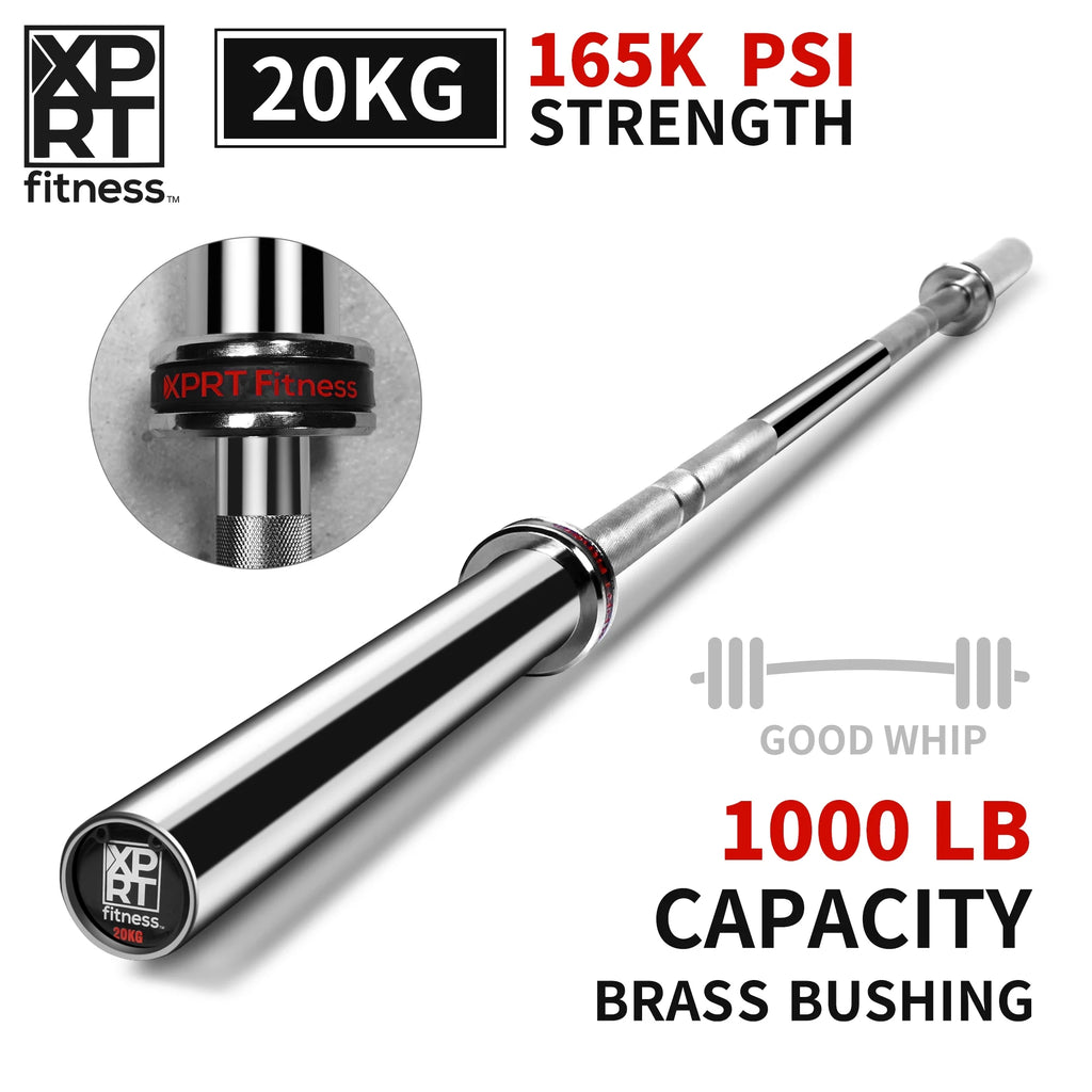 Chrome Barbell with Olympic Plates, 1000 lb. Capacity Q2290