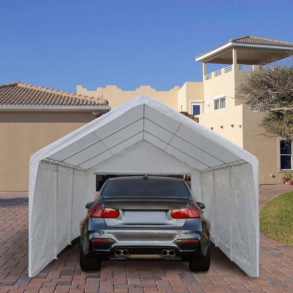Extra Large Heavy Duty Carport with Removable Sidewalls Y63268