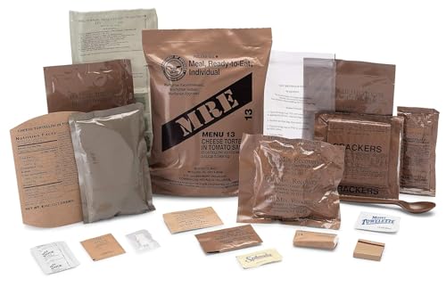 Variety Pack of 12 Freeze Dried Meals Ready to Eat with Flameless Heater X686427