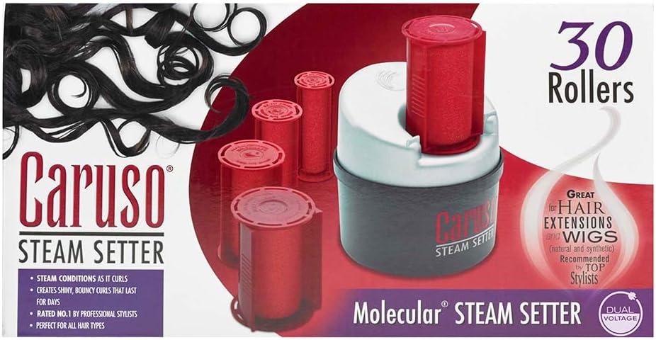 30 Piece Hairsetter Hot Rollers with 5 Size Rollers A1340