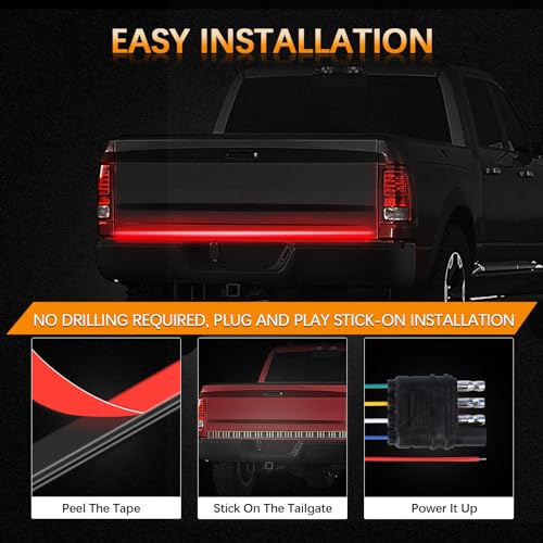 60 Inch LED Tailgate Light Bar with Reverse & Sequential Turn Signals Q258294