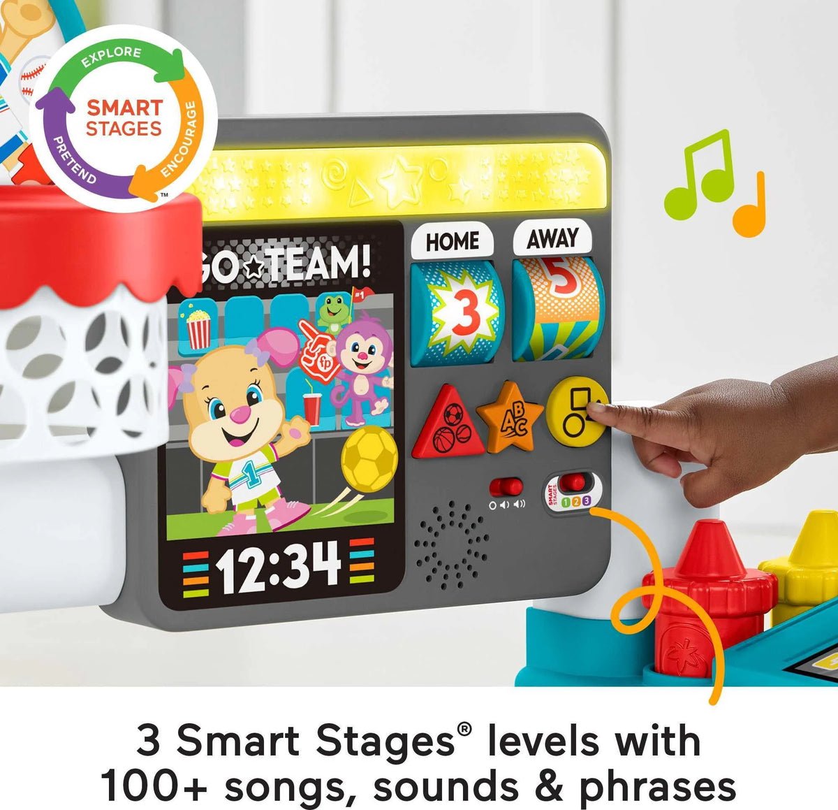 4-in-1 Sports Activity Center Toddler Learning Toy O576221