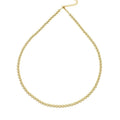 5mm Gold Plated Bead Chain Necklace F527
