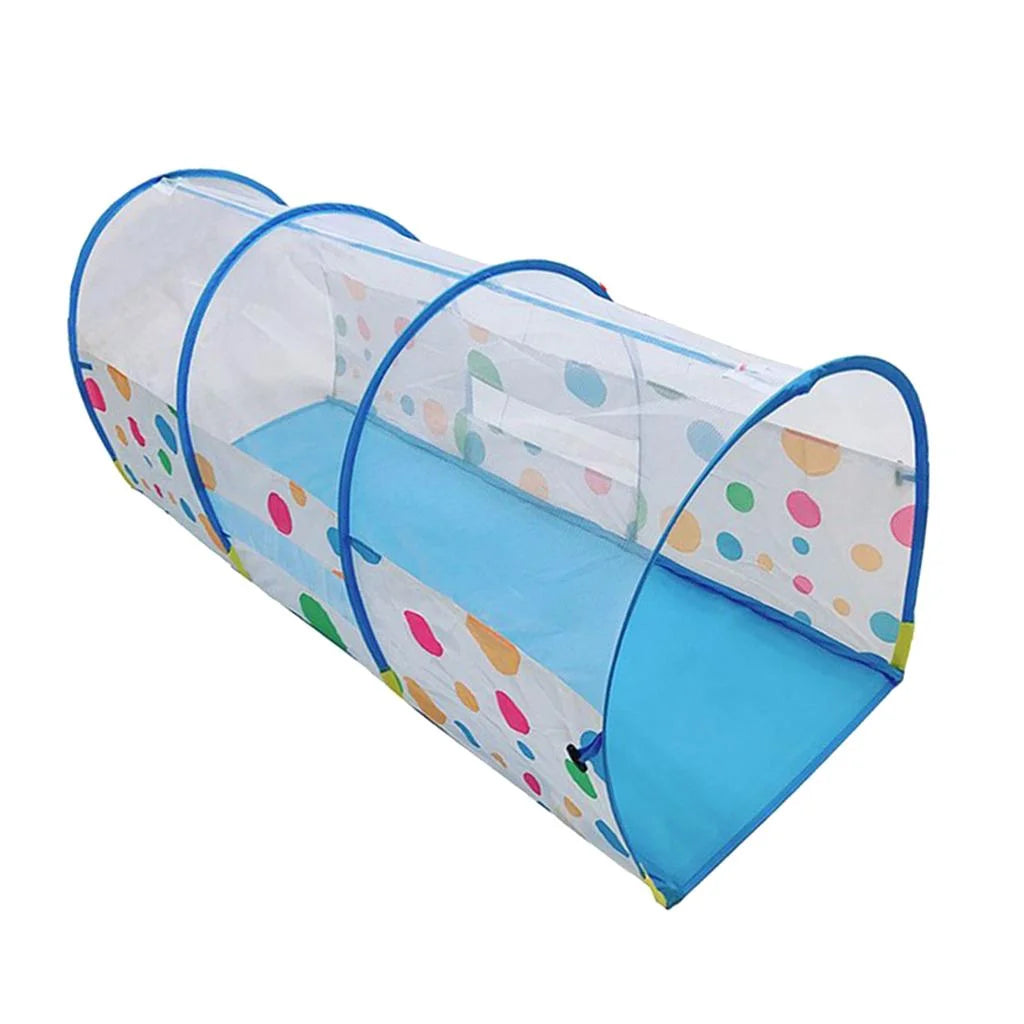 Blue Play Tunnel for Kids Indoor Outdoor Toy Tube A4175