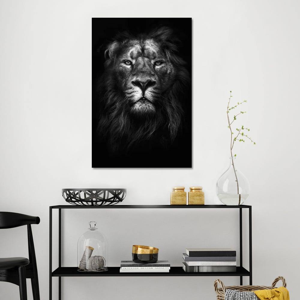 Canvas Wall Decor Prints - Lions Art U47705