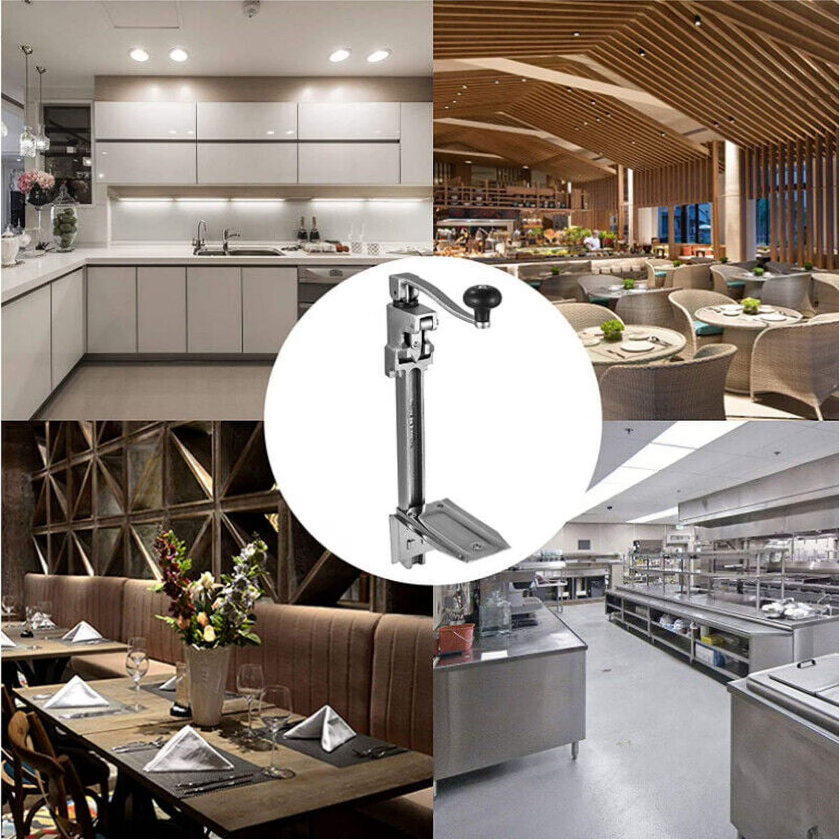 Manual Can Opener with Plated Steel Base Handle L782