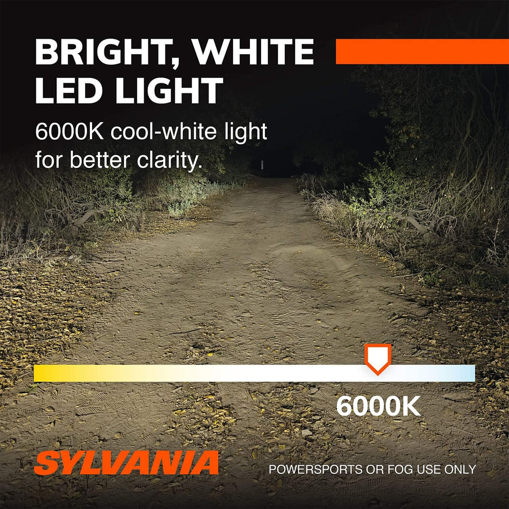H13 6000K LED Headlight Replacement Bulbs, Cool White (2 Pack) V7541