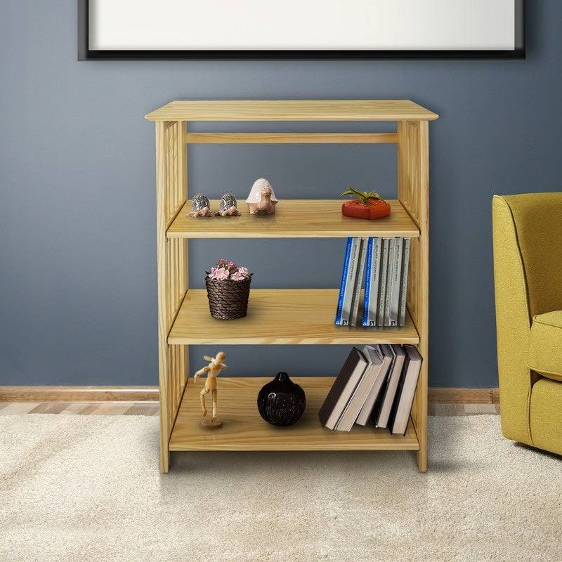 Natural 4-Shelf Folding Bookcase X888