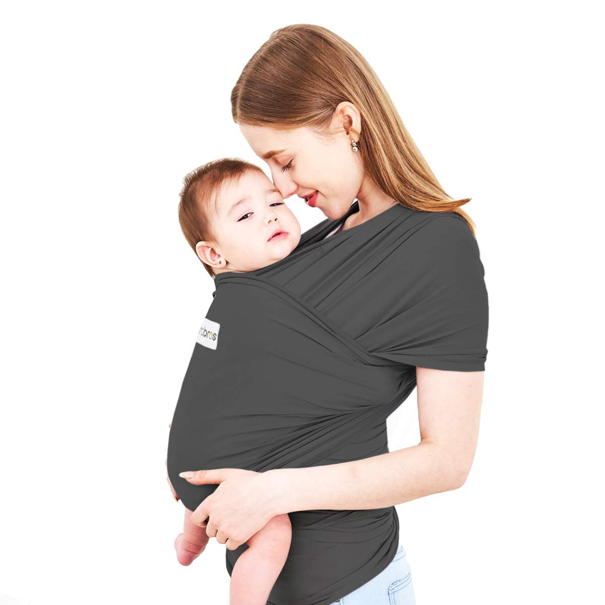 Heather Grey Baby Wrap Carrier Pack of 2 Q586811
