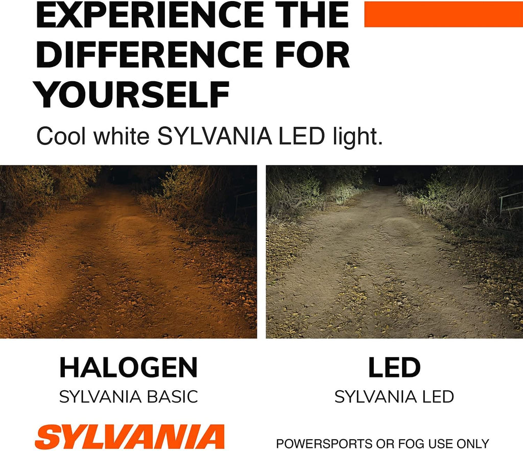 H13 6000K LED Headlight Replacement Bulbs, Cool White (2 Pack) V7541