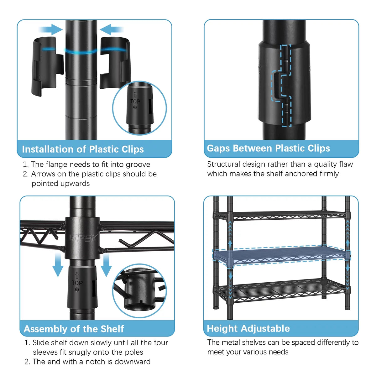 Rolling Clothes Rack Portable Garment Rack Black F120