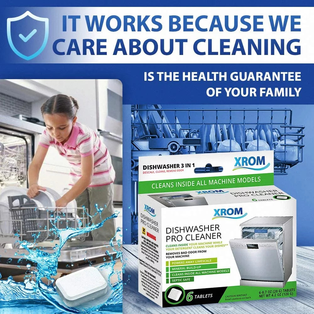 Dishwasher Cleaner and Descaler, 6 Treatments Q481543