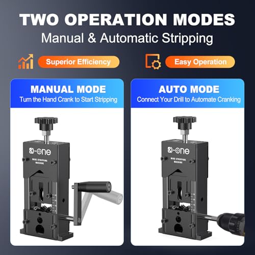 Manual Wire Stripping Machine, 0.06"-1.18" Wire Stripping Machine I194789