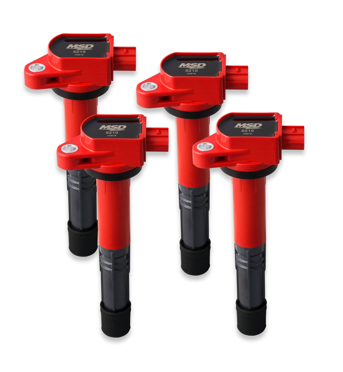 Red 4-Pack Ignition Coils Q35015