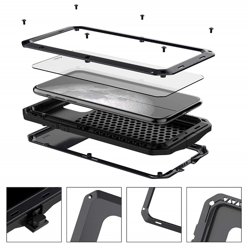 Heavy Duty Shockproof Aluminum Metal Case for iPhone 6 Plus B837