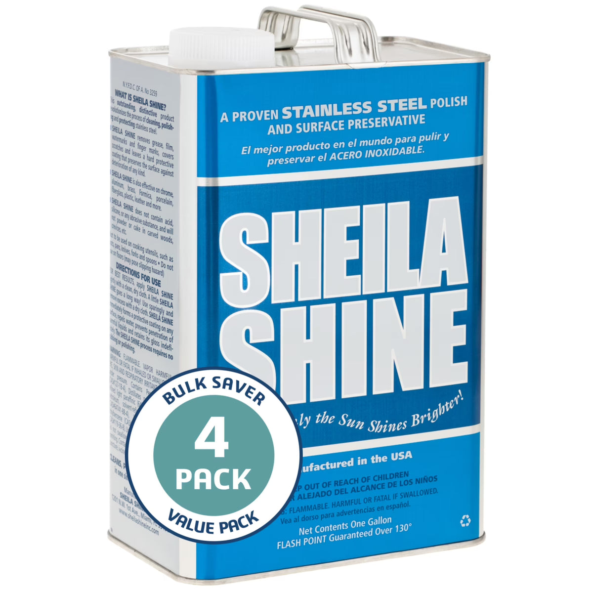 Stainless Steel Cleaner & Polish, 1 gal Can, 4/Carton K780