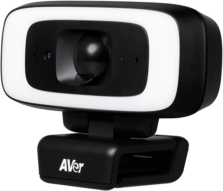 4K USB Webcam with Built-in Lighting and Privacy Cover T5621