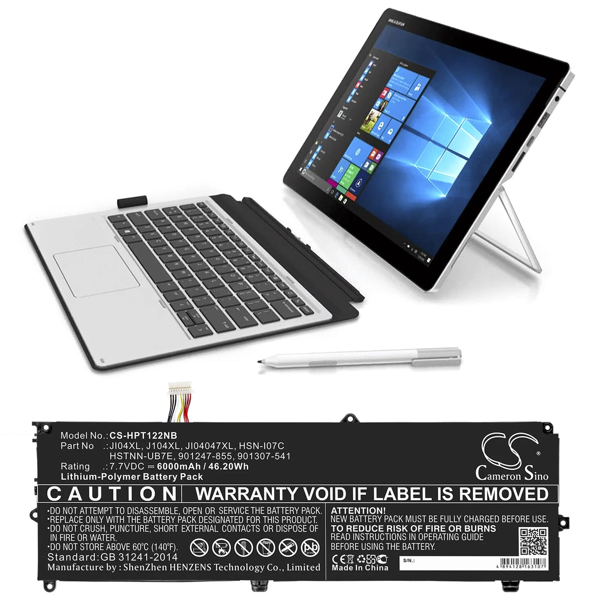 Hp Ji04xl Battery R762