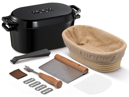 Black 3.4 Qt Enameled Cast Iron Dutch Oven with Lid U608910