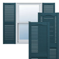 Vinyl Open Louver Shutters with Installation Shutt S152