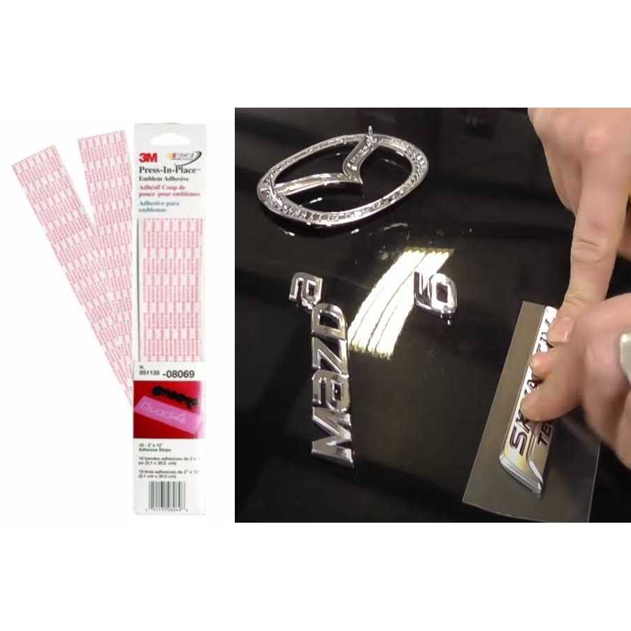 Press-In-Place Emblem Adhesive J651