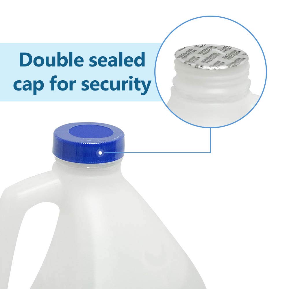 Hydra Pearl Hand Sanitizer Gel - 70% Alcohol - Unscented - 1 Gallon (128 oz) - 1-Pack Without Pump - Pack of 2 N7560