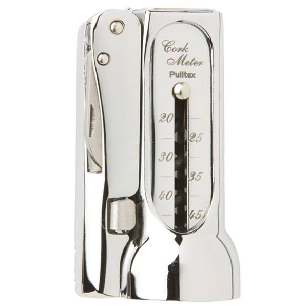 Compact Chrome-Plated Corkscrew with Pouch R868365
