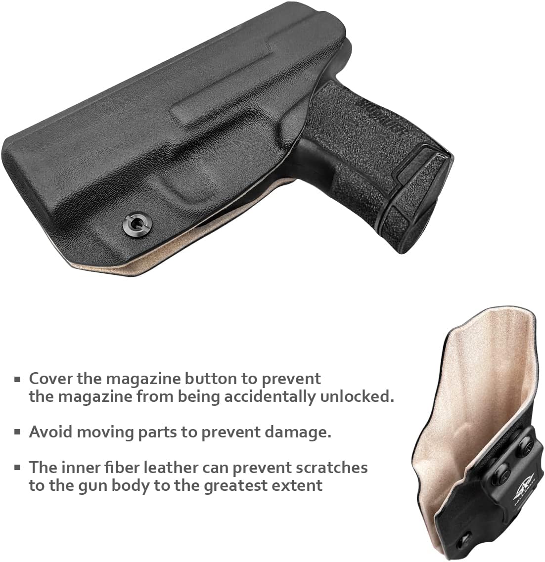 IWB Kydex Leather Holster for Sig P365 W5713