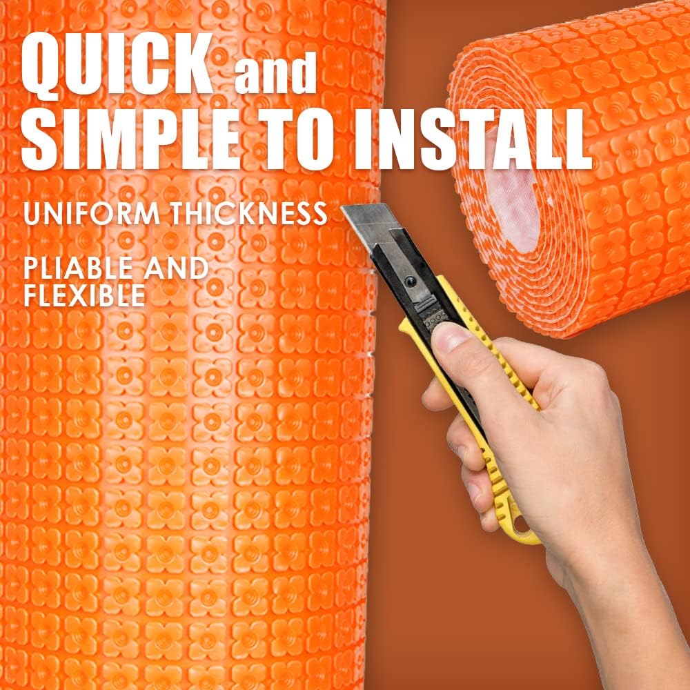 Heated Floor Uncoupling Membrane 54 SQFT V53139