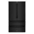 36 inch French Door Refrigerator with Ice Maker in Black Stainless Steel M245